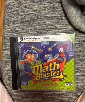 Math Blaster Ages 6-9 PC/Mac CD-ROM Educational Game (1998)